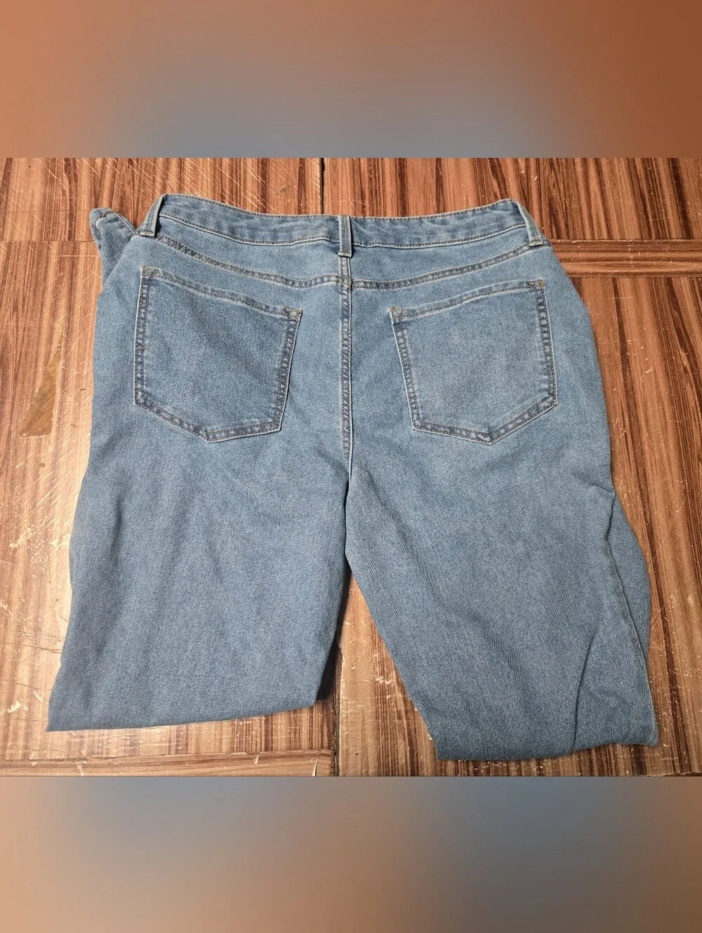 Two Classic Petite Women's Light Blue Denim Jeans